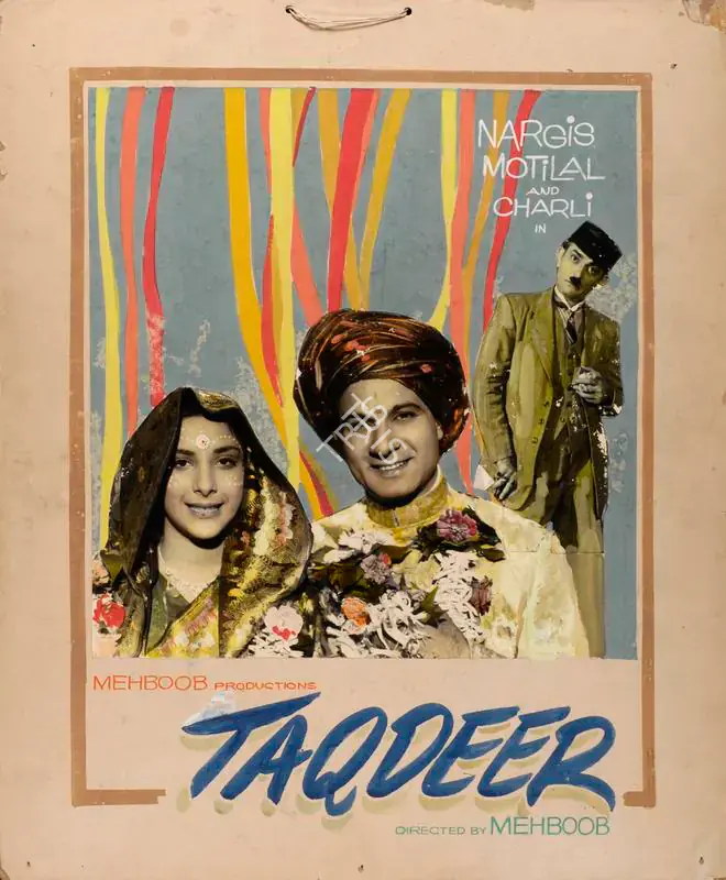 Mehboob (Producer), Taqdeer, 1943 | Showcard | CinemaEducation | 00763656