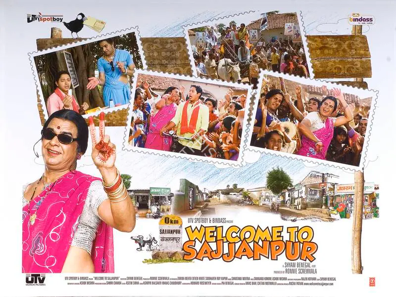 Kothari, Rajan (Cinematographer), Welcome To Sajjanpur, 2008 | Lobby Card | CinemaEducation | 00789165