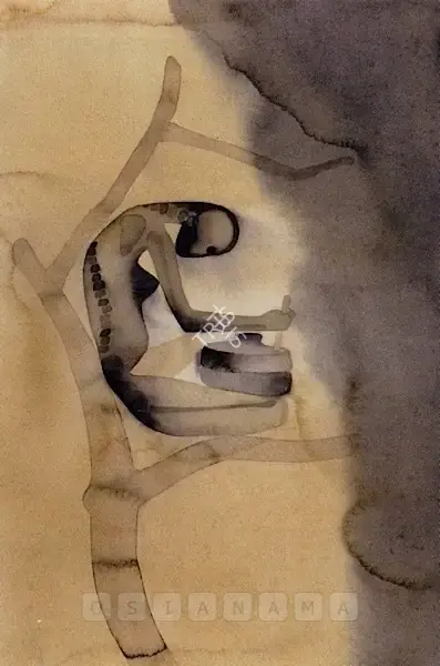Dodiya, Atul (Artist). Shabari In Her Youth - V. Watercolour on paper, 2004 | Painting | FineArts | 00576550
