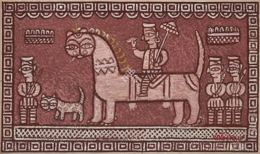 Roy, Jamini (Artist). Untitled, n.d. | Painting