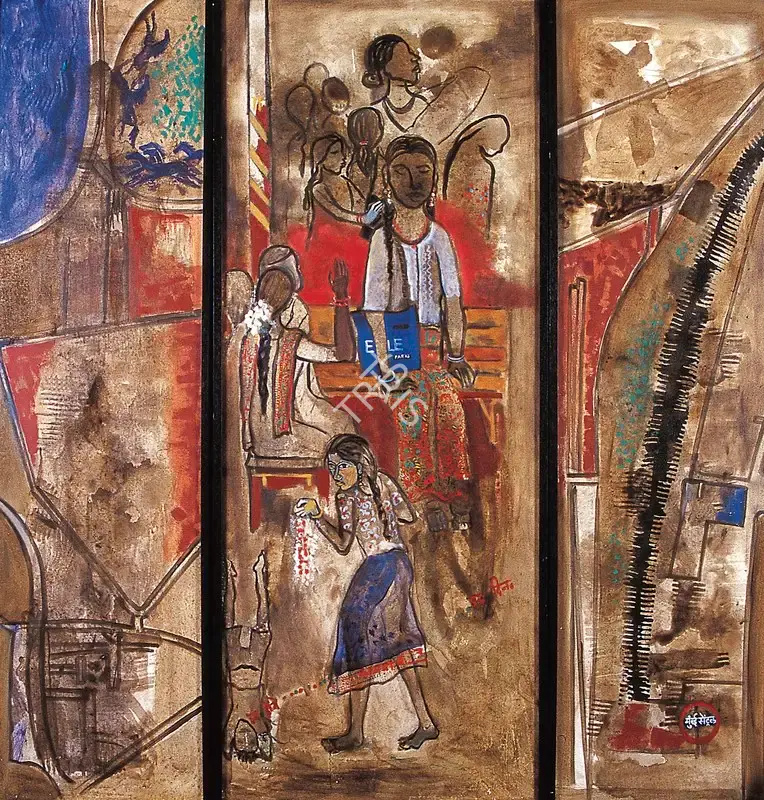 Rao, Rekha (Artist). Mumbai Central, 2002 | Painting