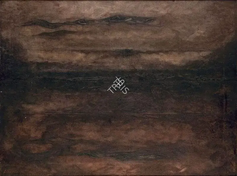 Sabavala, Jehangir (Artist). Plum - Dark Twilight. Oil on canvas, 1965 | Painting | FineArts | 00594739