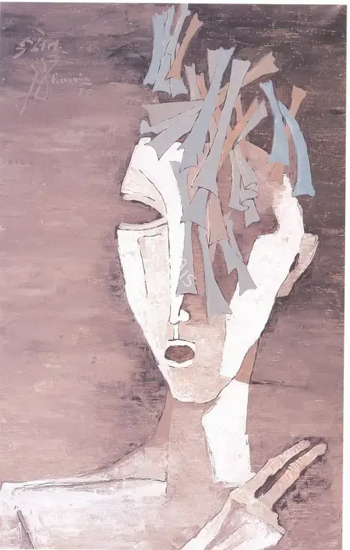 Husain, M.F. (Artist). Mustafa, 1975 | Painting