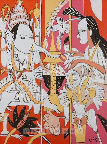 Subramanyan, K.G. (Artist). Untitled, n.d. | Painting