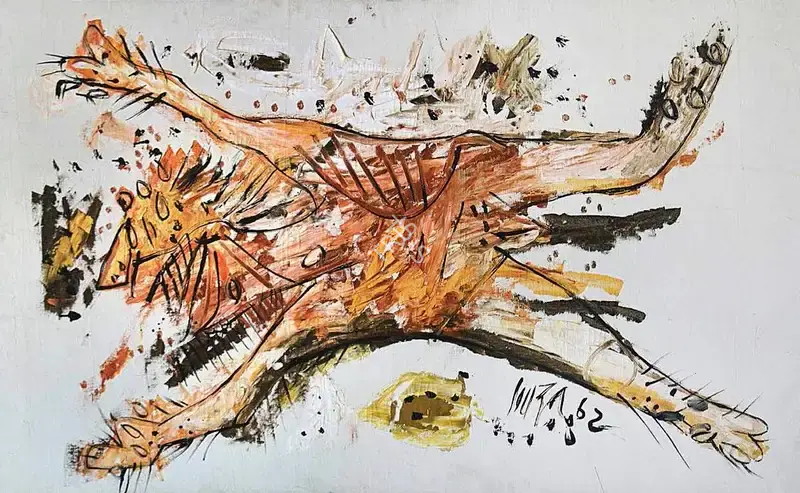 Souza, F.N. (Artist). Untitled. Oil on canvas, 1962 | Painting | FineArts | 00645950
