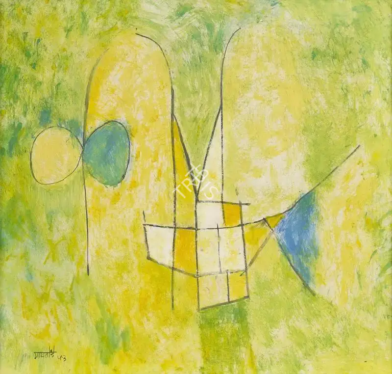 Gaitonde, V.S. (Artist). Untitled, 1953 | Painting