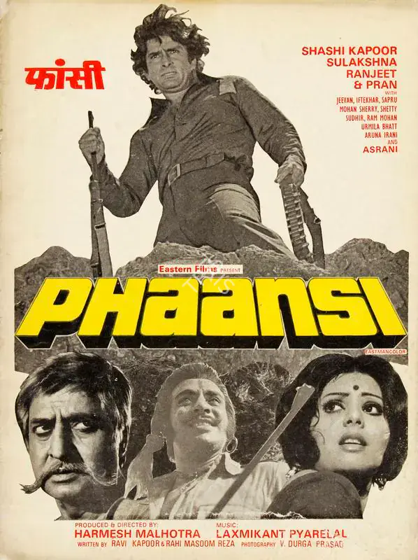 Malhotra, Harmesh (Producer), Phaansi, 1978 | Song-Synopsis Booklet | CinemaEducation | 00779928