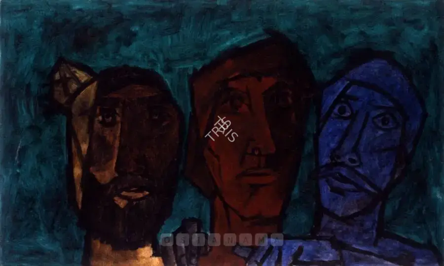 Husain, M.F. (Artist). Untitled, 1957 | Painting