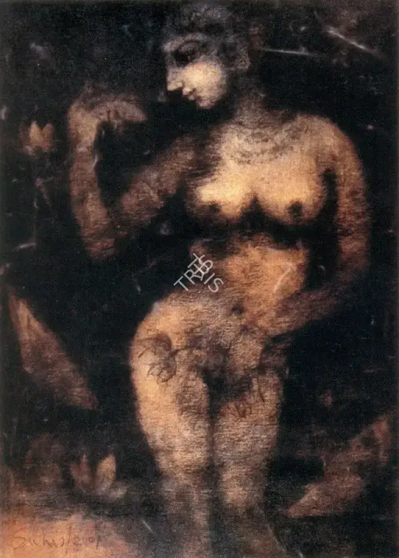 Roy, Suhas (Artist). Mistress of the Moon, 2001 | Painting