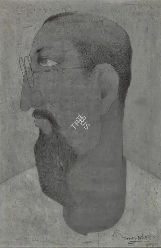 Shaw, Lalu Prasad (Artist). Father, c. late 1980s | Painting
