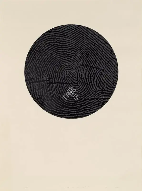 Balasubramaniam, A. (Artist). Limited from Unlimited II. Silk screen silicon on paper pasted on paper, 2000 | Print | FineArts | 00595849