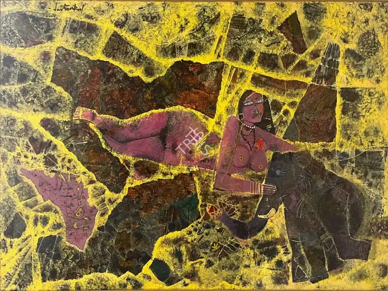 Santhanaraj, A.P. (Artist). Landscape, n.d. | Painting