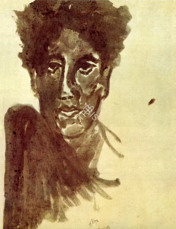 Tagore, Rabindranath (Artist). Untitled. 1937 | Marg, December 2022 - March 2023 | Painting | FineArts | 00675318