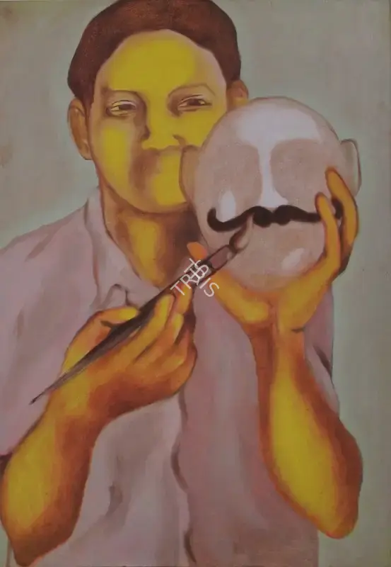 Sunder Singh, D. Ebenezer (Artist). So I Told Her. Acrylic on canvas, 1994 | Painting | FineArts | 00574751
