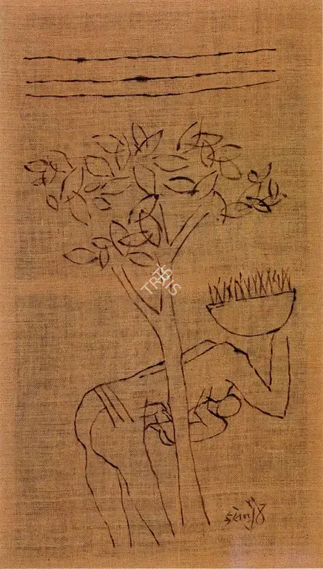 Husain, M.F. (Artist). Untitled, c.1975 | Drawing