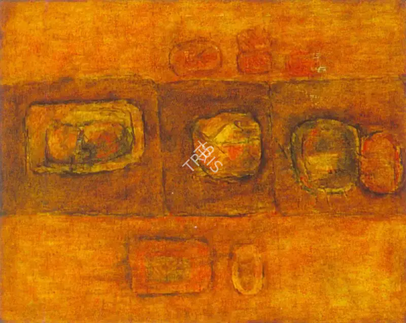 Patel, Homi (Artist). Untitled. Oil on canvas, 1967 | Painting | FineArts | 00373963