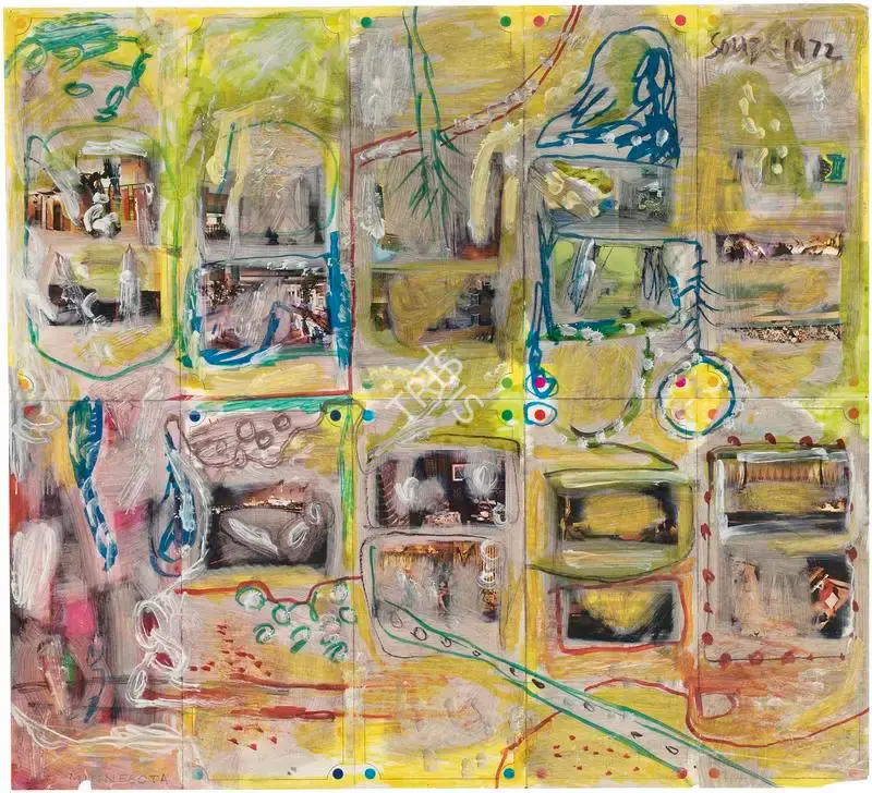 Souza, F.N. (Artist). Minnesota (Urban Story 5), 1972 | Painting