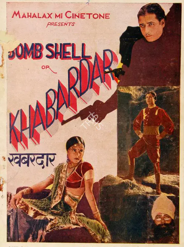 Bidkar, Dinkar (Director), Khabardar, 1935 | Song-Synopsis Booklet | CinemaEducation | 00865414