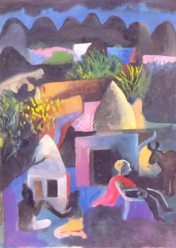 Khakhar, Bhupen (Artist). Untitled, n.d. | Painting