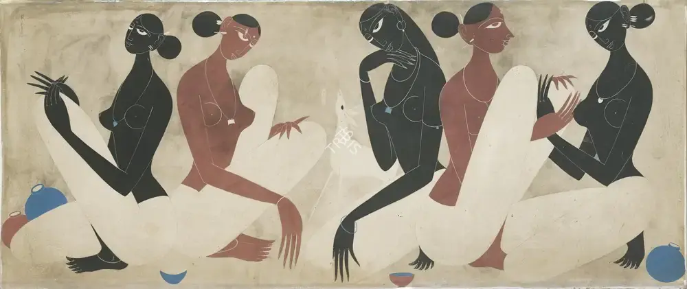 Raval, Rasik D. (Artist). Untitled, n.d. | Painting