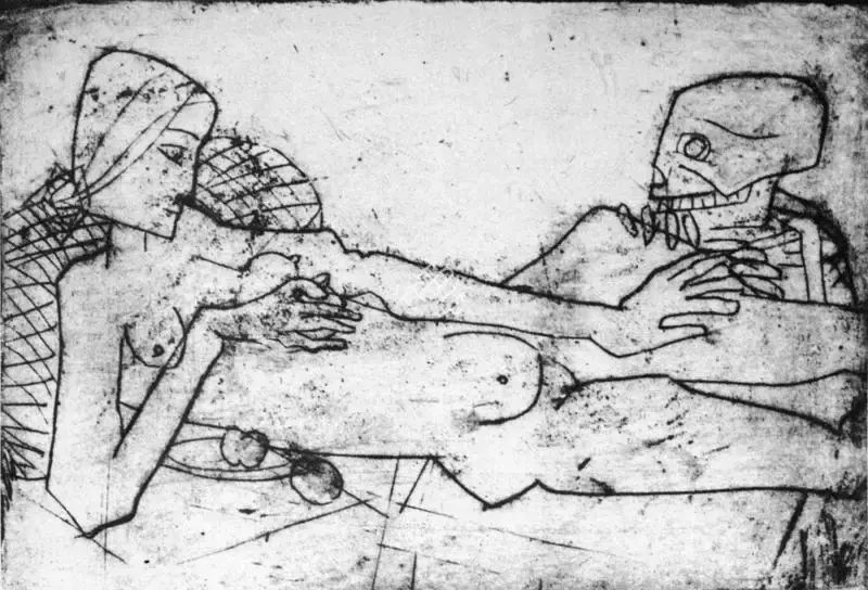 Hore, Somnath (Artist). Etching. n.d. | Art Heritage 3, October 1983-March 1984 | Graphic Art | FineArts | 00530045