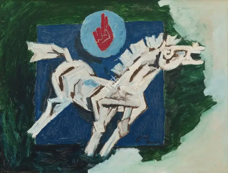 Husain, M.F. (Artist). Untitled, n.d. | Painting