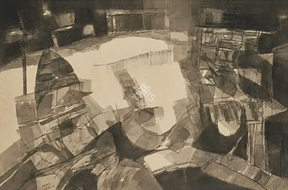Ramkumar (Artist). Untitled, 1982 | Painting