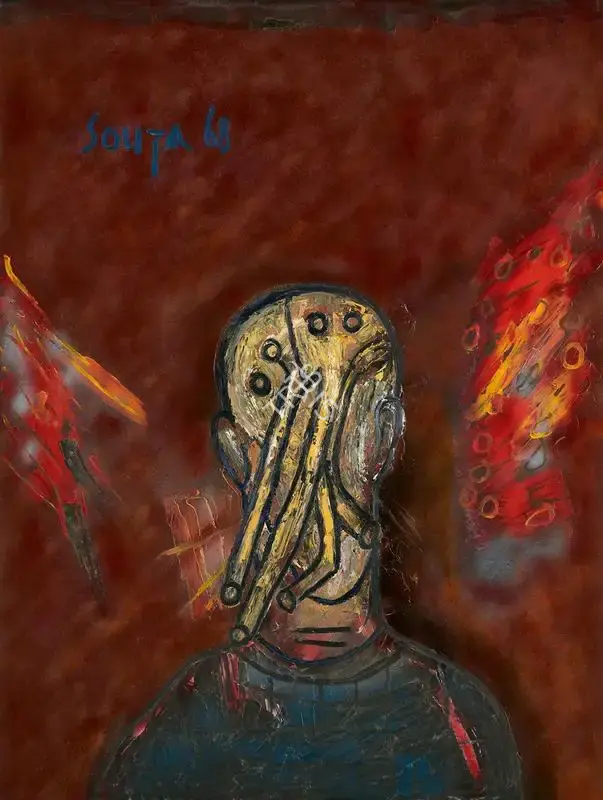 Souza, F.N. (Artist). Mutation, 1968 | Painting