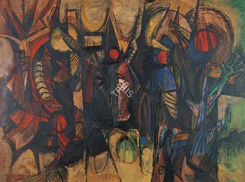 Mondal, Rabin (Artist). Untitled, 1963 | Painting