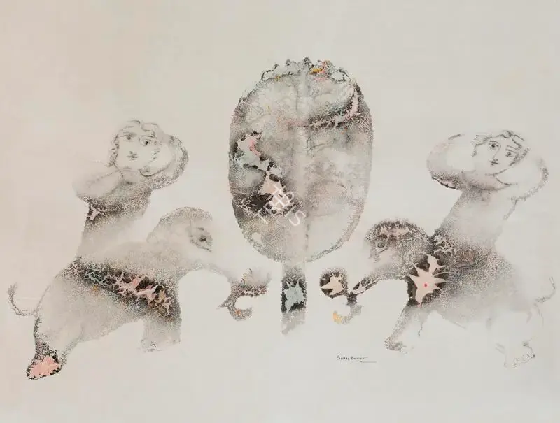 Burman, Sakti (Artist). Untitled, n.d. | Painting