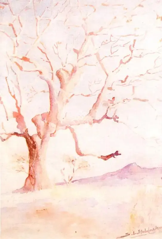 Haldankar, G.S. (Artist). Tree, n.d. | Painting