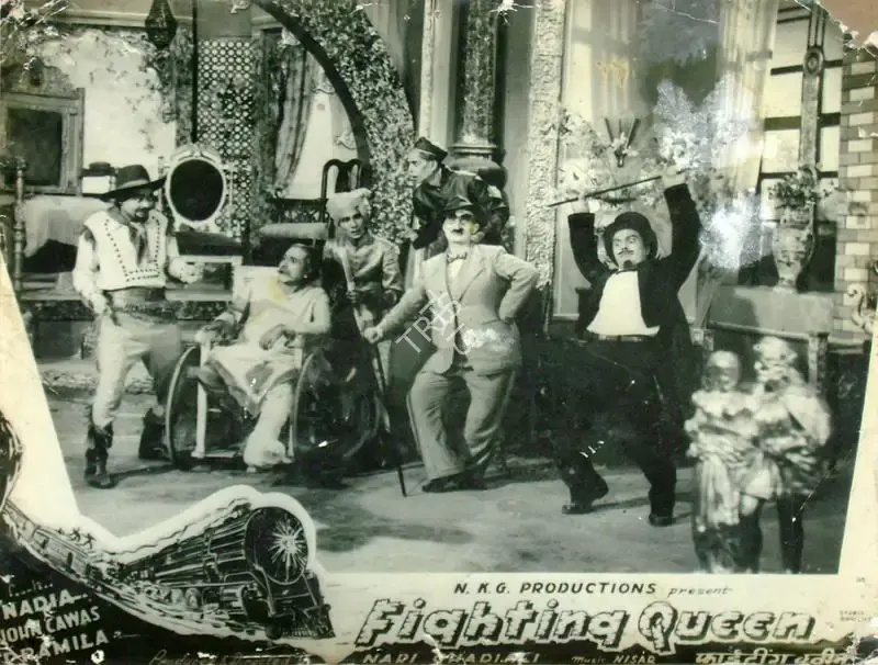 Ghadiali, Nari (Director), Fighting Queen, 1956 | Lobby Card | CinemaEducation | 00816492