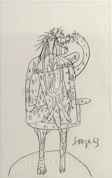 Souza, F.N. (Artist). Untitled, 1963 | Drawing