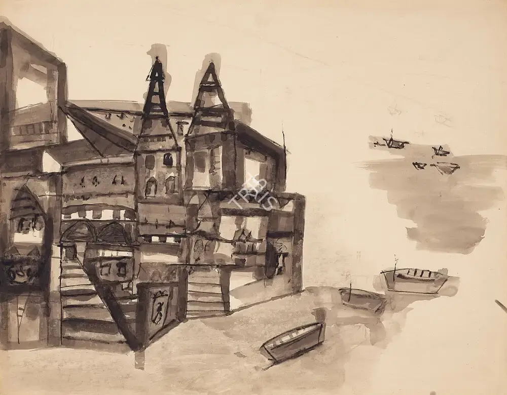 Ramkumar (Artist). Untitled, 1980 | Painting