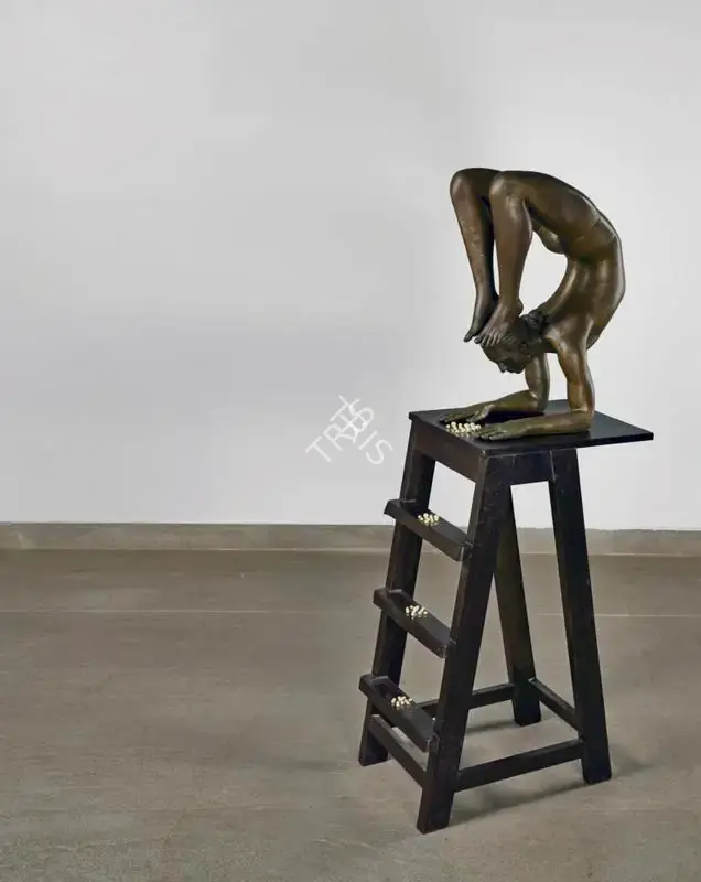 Iranna, G.R. (Artist). Untitled. Bronze, wood & beads, 2006 | Sculpture | FineArts | 00334945