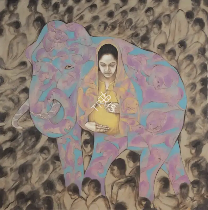 John, C.F. (Artist). Persistence of Life. Oil on canvas, n.d. | Painting | FineArts | 00603908
