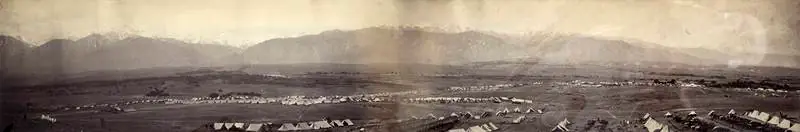 Burke, John (Photographer). Panorama Safed Lang Camp. Albumen print, n.d. | Antiquarian Photograph | Photography | 00115989