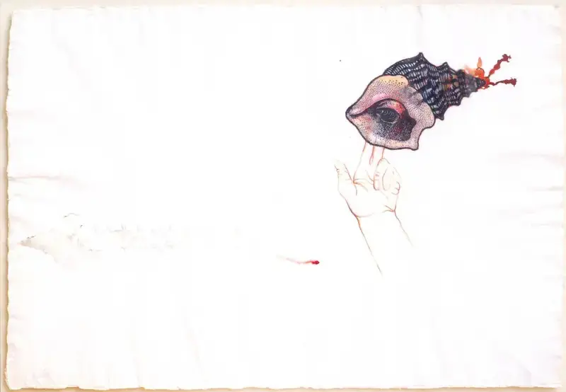 Sen, Mithu (Artist). Untitled. Watercolour on Handmade Paper, 2007 | Painting | FineArts | 00576256