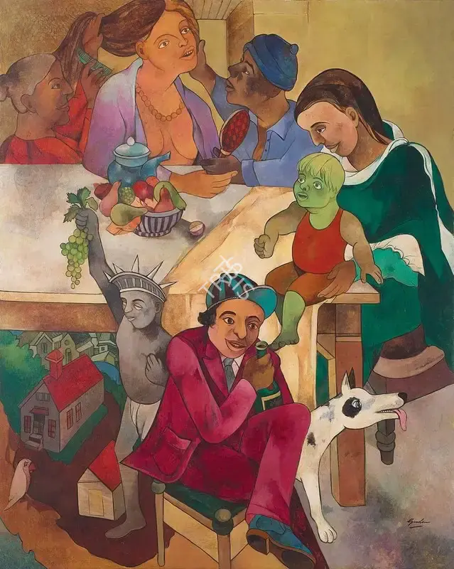 Singh, Sardar Gurcharan (Artist). Untitled, n.d. | Painting