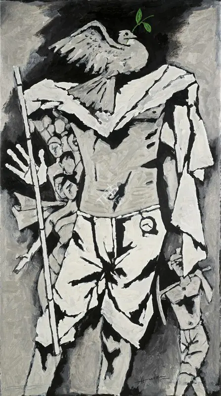 Husain, M.F. (Artist). OPCE 16, 2004 | Painting