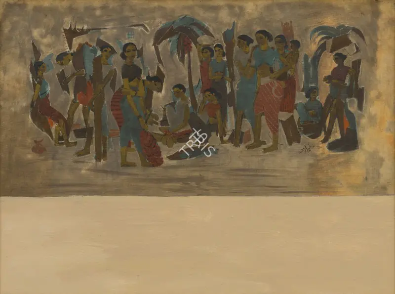 Bendre, N.S. (Artist). Untitled, circa 1960s | Painting