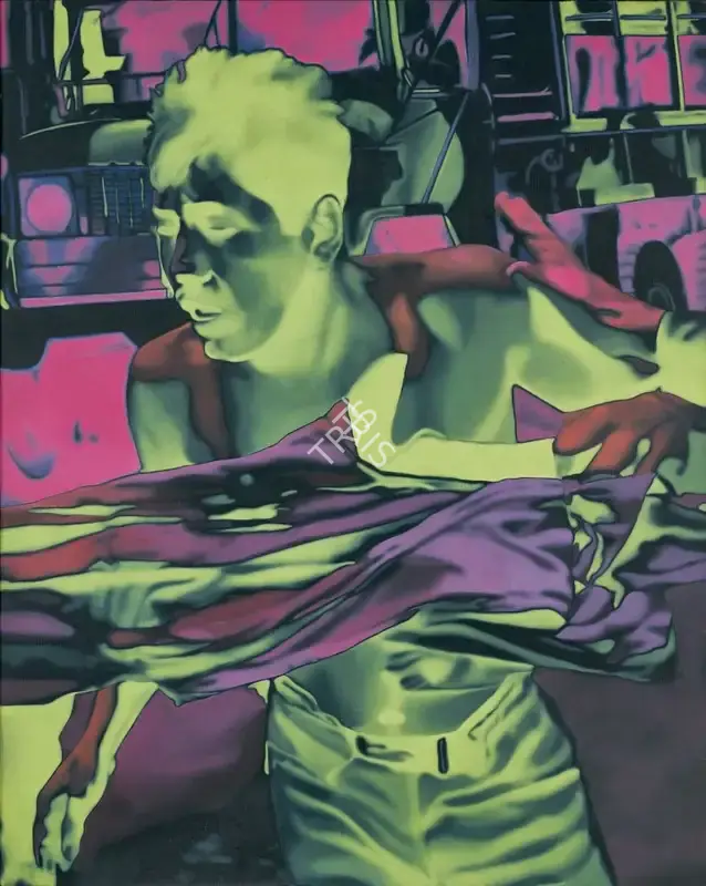 Santhosh, T.V. (Artist). Enemys Enemy. Oil on canvas, 2005 | Painting | FineArts | 00604729