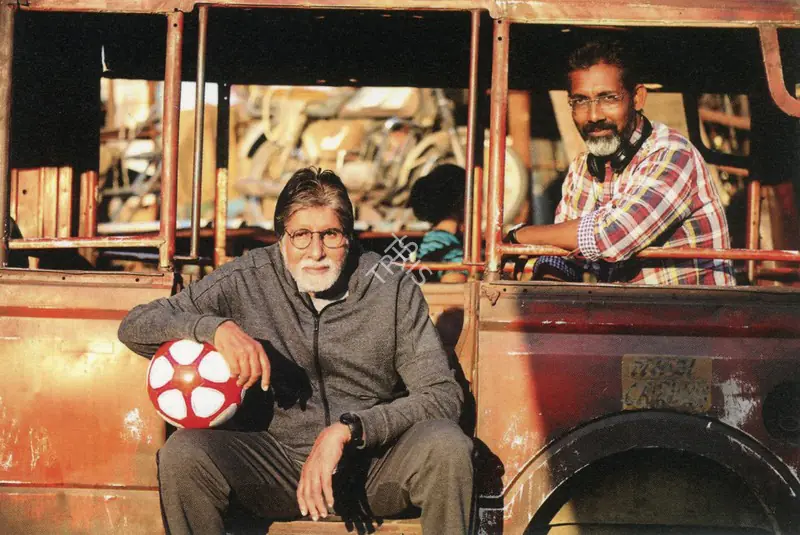 Kumar, Bhushan (Producer), Jhund, 2022. On the sets of Jhund | Working Still, The Bachchans, 2024 | CinemaEducation | 00647620