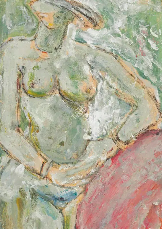 Sen, Sunil Madhav (Artist). Untitled (Nude), n.d. | Painting