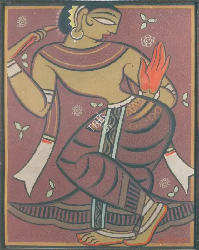 Roy, Jamini (Artist). Gopini, n.d. | Painting