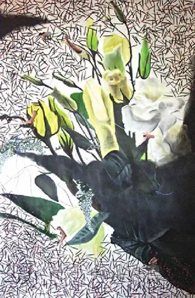 Upadhyay, Hema (Artist). Bleeding Hearts, n.d. | Painting