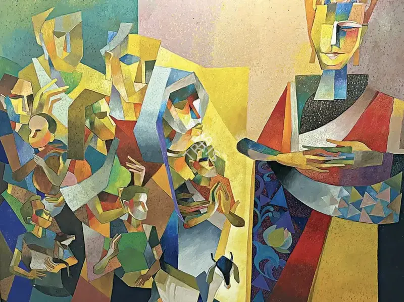 Sengupta, Niren (Artist). Saranagata II, 2010 | Painting