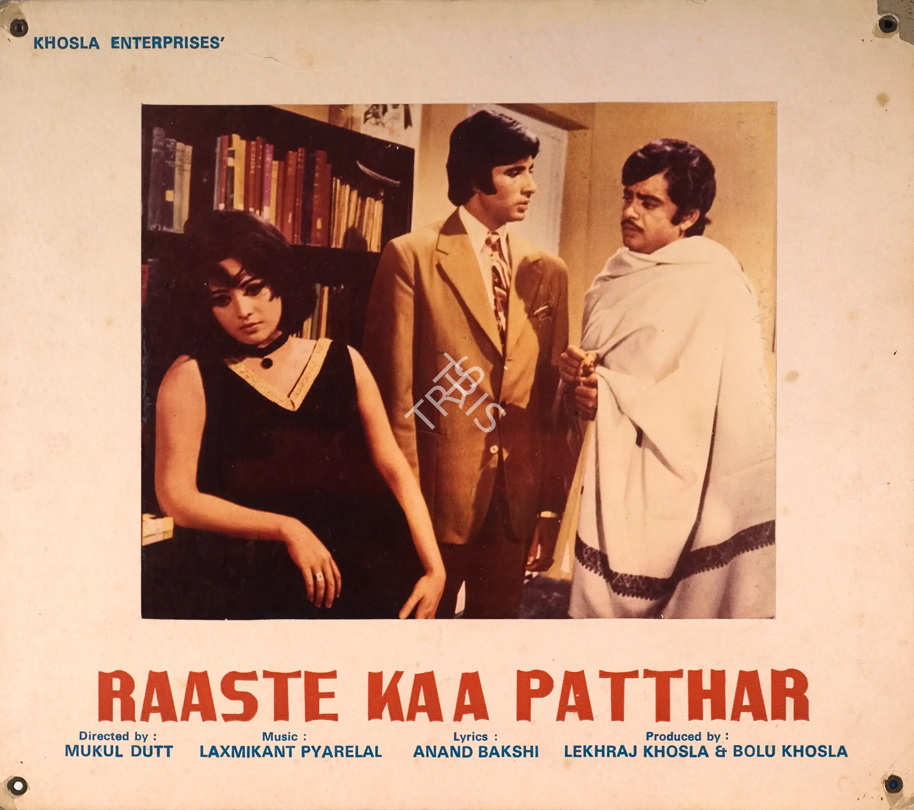 Thakur, Kaka (Cinematographer), Raaste Kaa Patthar, 1972 | Photographic Still Mounted on Lobby Card | CinemaEducation | 00765494