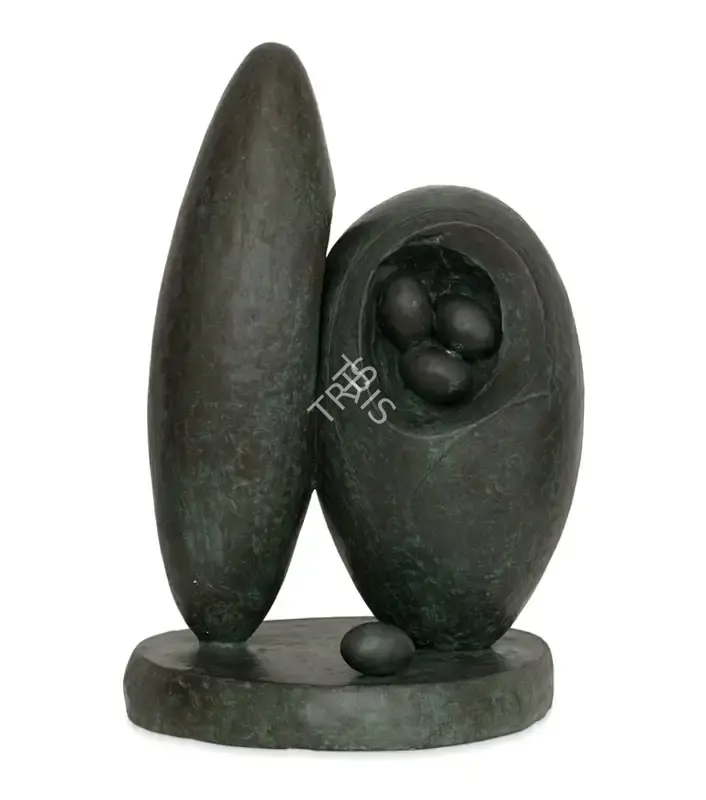 Dasgupta, Prodosh (Artist). Nest. Bronze; Edition 2/9, 1975 | Sculpture  | 00869053