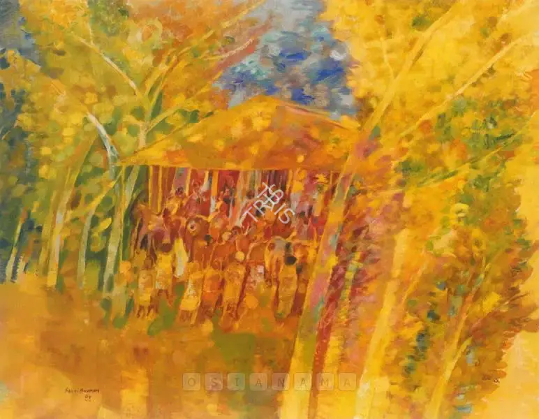 Burman, Sakti (Artist). The Merry-Go-Round, 1964 | Painting